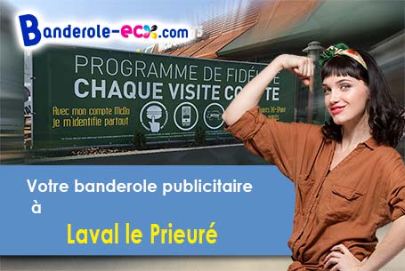 Banderole publicitaire pour vos foires à Laval-le-Prieuré (Doubs/25210)