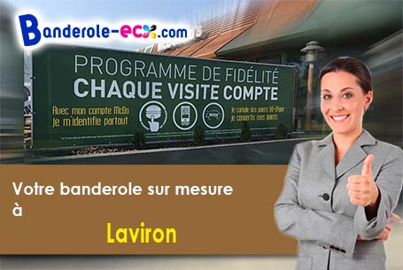 A Laviron (Doubs/25510) commandez votre banderole personnalisée