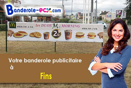 Banderole publicitaire pour vos foires à Fins (Doubs/25500)