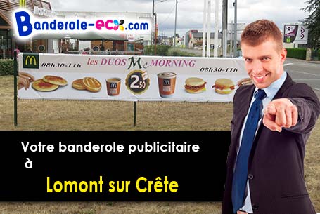 Banderole publicitaire pour vos foires à Lomont-sur-Crête (Doubs/25110)