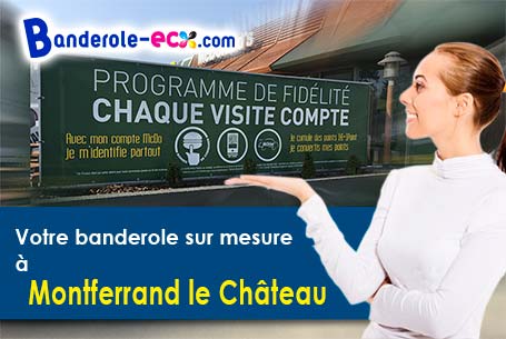 Banderole publicitaire pour vos foires à Montferrand-le-Château (Doubs/25320)