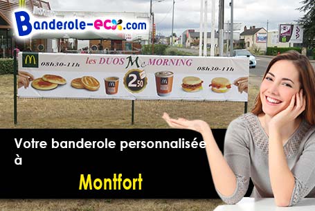 A Montfort (Doubs/25440) commandez votre banderole personnalisée