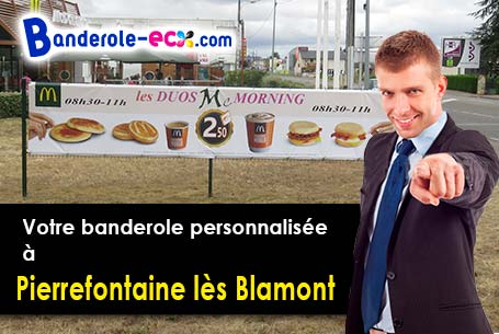 Commandez votre banderole pas cher à Pierrefontaine-lès-Blamont (Doubs/25310)