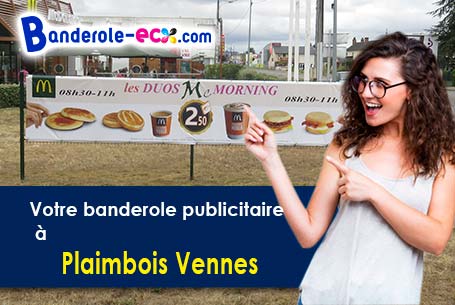 Banderole publicitaire pour vos foires à Plaimbois-Vennes (Doubs/25390)