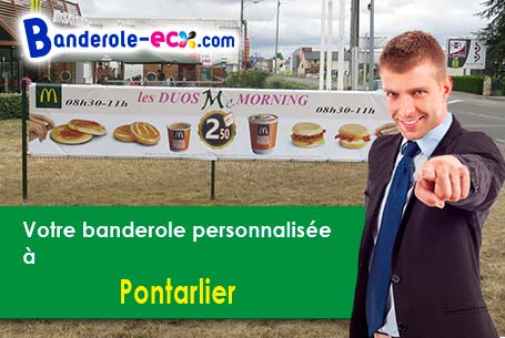 Commandez votre banderole pas cher à Pontarlier (Doubs/25300)