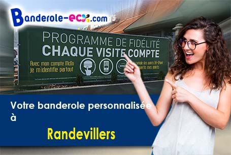 Banderole publicitaire pour vos foires à Randevillers (Doubs/25430)