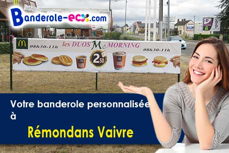 Banderole publicitaire pour vos foires à Rémondans-Vaivre (Doubs/25150)
