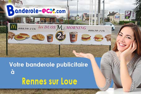 Banderole publicitaire pour vos foires à Rennes-sur-Loue (Doubs/25440)