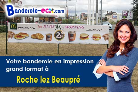 Banderole publicitaire pour vos foires à Roche-lez-Beaupré (Doubs/25220)