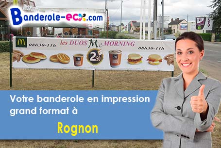 A Rognon (Doubs/25680) commandez votre banderole personnalisée