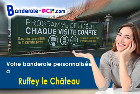 Banderole publicitaire pour vos foires à Ruffey-le-Château (Doubs/25170)