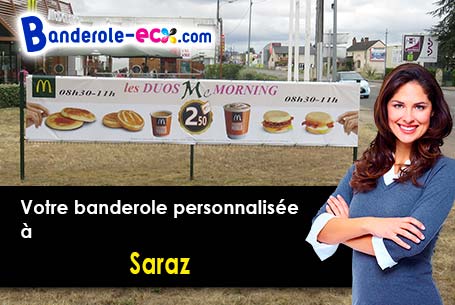 Commandez votre banderole pas cher à Saraz (Doubs/25330)