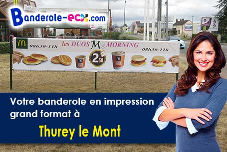 Banderole publicitaire pour vos foires à Thurey-le-Mont (Doubs/25870)