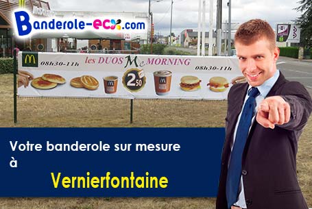 Banderole publicitaire pour vos foires à Vernierfontaine (Doubs/25580)