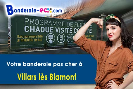 Banderole publicitaire pour vos foires à Villars-lès-Blamont (Doubs/25310)