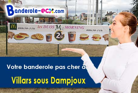 Commandez votre banderole pas cher à Villars-sous-Dampjoux (Doubs/25190)