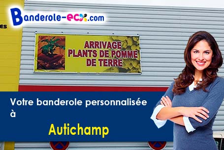 Votre banderole publicitaire sur mesure à Autichamp (Drôme/26400)