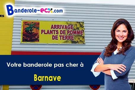 A Barnave (Drôme/26310) commandez votre banderole personnalisée