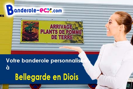 Banderole publicitaire pour vos foires à Bellegarde-en-Diois (Drôme/26470)