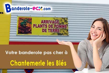 A Chantemerle-les-Blés (Drôme/26600) commandez votre banderole personnalisée