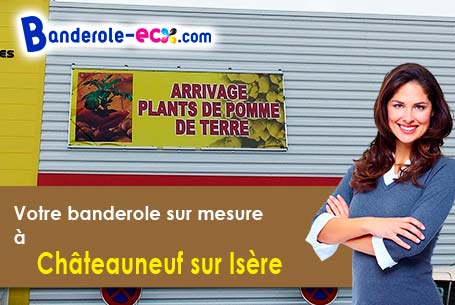 Banderole publicitaire pour vos foires à Châteauneuf-sur-Isère (Drôme/26300)