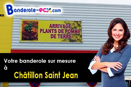 Banderole publicitaire pour vos foires à Châtillon-Saint-Jean (Drôme/26750)
