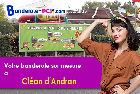 Votre banderole publicitaire sur mesure à Cléon-d'Andran (Drôme/26450)