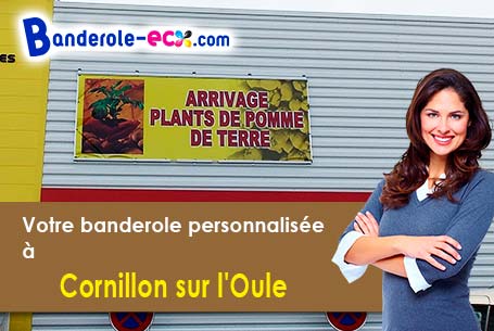 A Cornillon-sur-l'Oule (Drôme/26510) commandez votre banderole personnalisée
