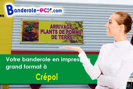 Votre banderole publicitaire sur mesure à Crépol (Drôme/26350)
