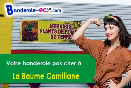 Votre banderole publicitaire sur mesure à La Baume-Cornillane (Drôme/26120)