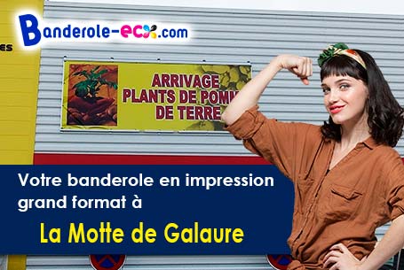 Banderole publicitaire pour vos foires à La Motte-de-Galaure (Drôme/26240)
