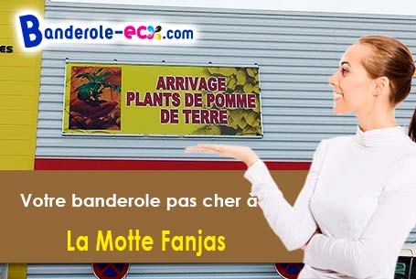 Commandez votre banderole pas cher à La Motte-Fanjas (Drôme/26190)