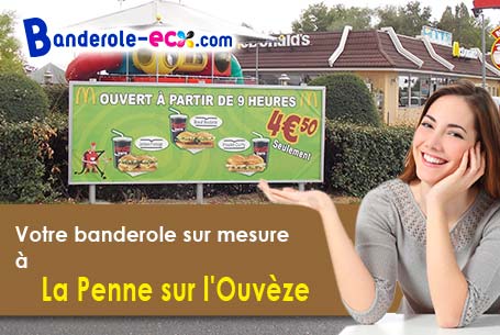 Votre banderole publicitaire sur mesure à La Penne-sur-l'Ouvèze (Drôme/26170)