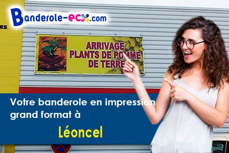 Votre banderole pas cher sur mesure à Léoncel (Drôme/26190)