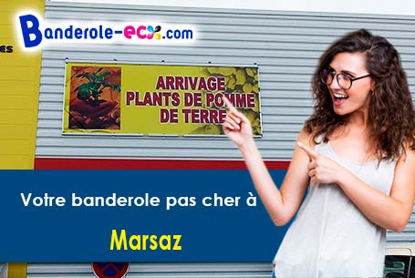 Votre banderole personnalisée sur mesure à Marsaz (Drôme/26260)