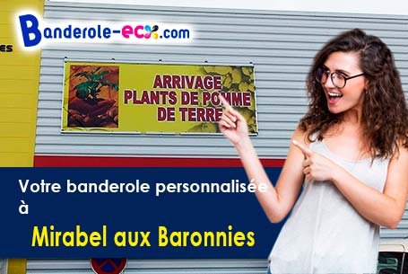A Mirabel-aux-Baronnies (Drôme/26110) commandez votre banderole personnalisée