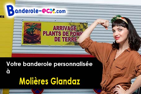 Commandez votre banderole pas cher à Molières-Glandaz (Drôme/26150)