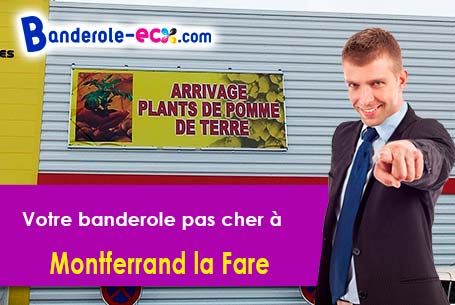 Banderole publicitaire pour vos foires à Montferrand-la-Fare (Drôme/26510)