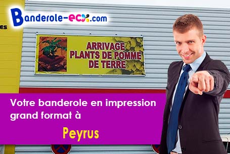 A Peyrus (Drôme/26120) commandez votre banderole personnalisée