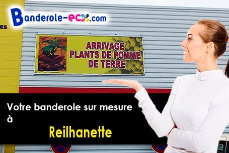 Banderole publicitaire pour vos foires à Reilhanette (Drôme/26570)