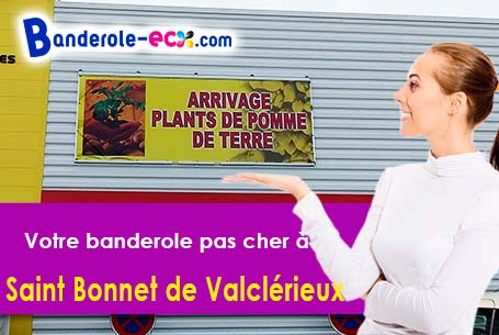 Banderole publicitaire pour vos foires à Saint-Bonnet-de-Valclérieux (Drôme/26350)