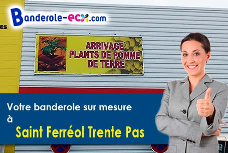 Votre banderole publicitaire sur mesure à Saint-Ferréol-Trente-Pas (Drôme/26110)
