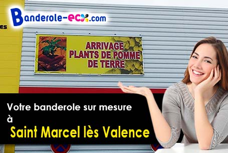 Commandez votre banderole pas cher à Saint-Marcel-lès-Valence (Drôme/26320)
