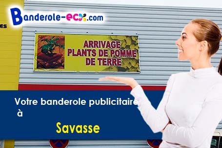 A Savasse (Drôme/26740) commandez votre banderole personnalisée