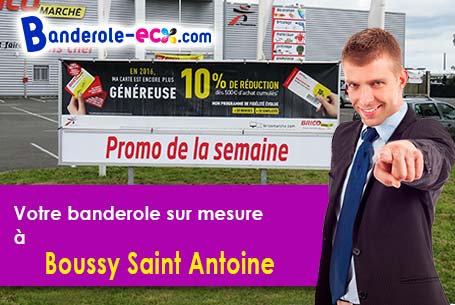 Création graphique inclus pour votre banderole pas cher à Boussy-Saint-Antoine (Essonne/91800)