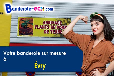 Création graphique gratuite de votre banderole personnalisée à Évry (Essonne/91090)