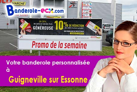 Création graphique gratuite de votre banderole pas cher à Guigneville-sur-Essonne (Essonne/91590)