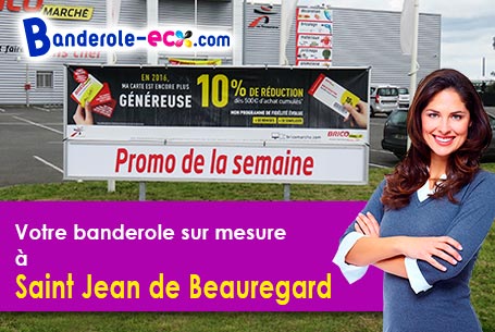 Création graphique gratuite de votre banderole personnalisée à Saint-Jean-de-Beauregard (Essonne/919