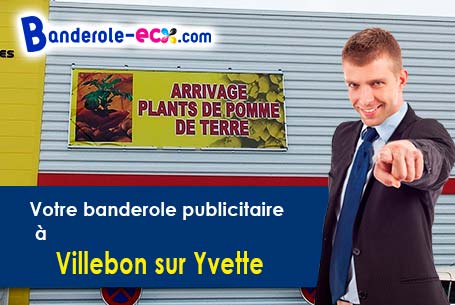 Création graphique gratuite de votre banderole pas cher à Villebon-sur-Yvette (Essonne/91940)