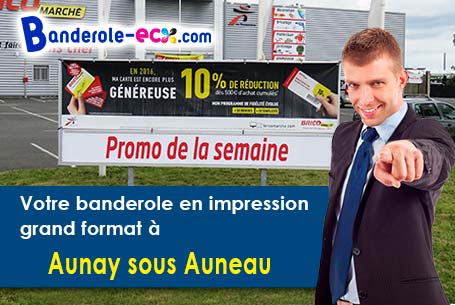 Création de votre banderole publicitaire à Aunay-sous-Auneau (Eure-et-Loir/28700)